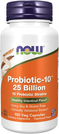 NOW Foods Probiotic-10 25 Billion100 Veg Capsules