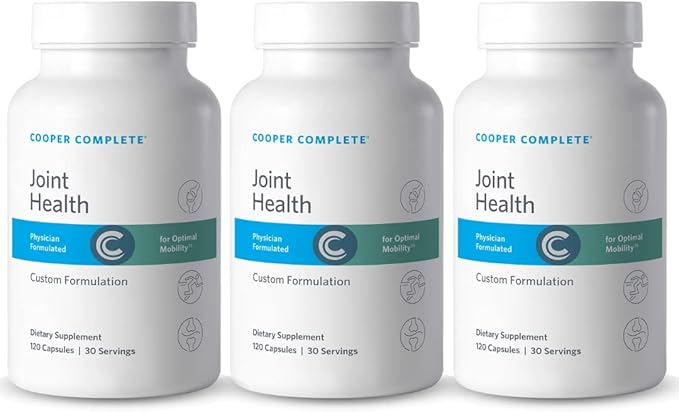 Cooper Complete - Joint Health Supplement - Glucosamine Chondroitin Gelatin Bromelain - 30 Servings per Bottle. Pack of 3