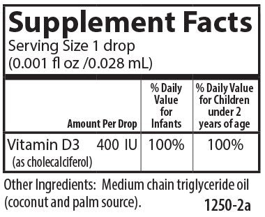 Carlson Labs Super Daily D3 Baby 400 IU - 0.35 oz.