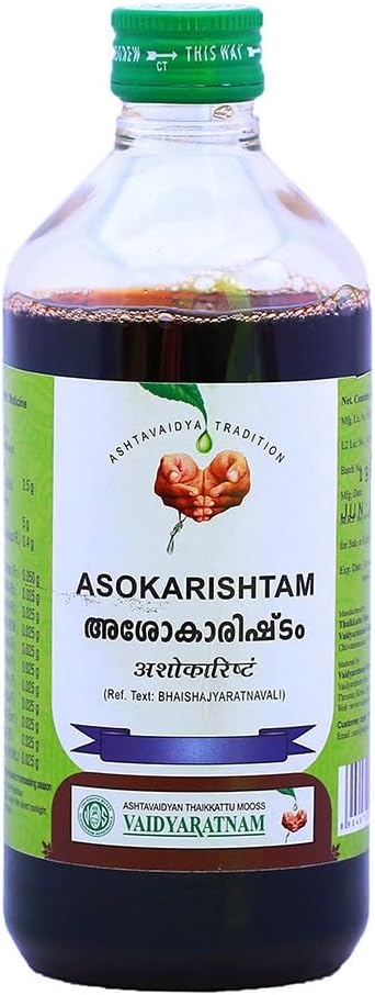 VAIDYARATNAM Asokarishtam 450 Ml| Ayurvedic Products | Ayurveda Products Products