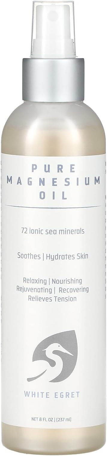 White Egret Pure Magnesium Oil 8-Ounce