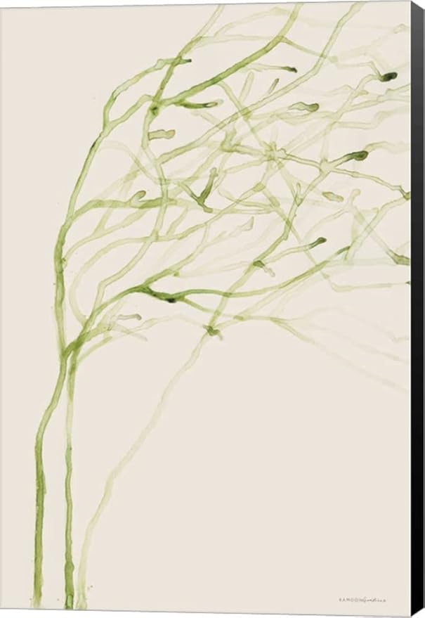 Thistle and Thatch by Kamdon Kreations Canvas Art Wall Picture Museum Wrapped with Black Sides 12 x 18 inches