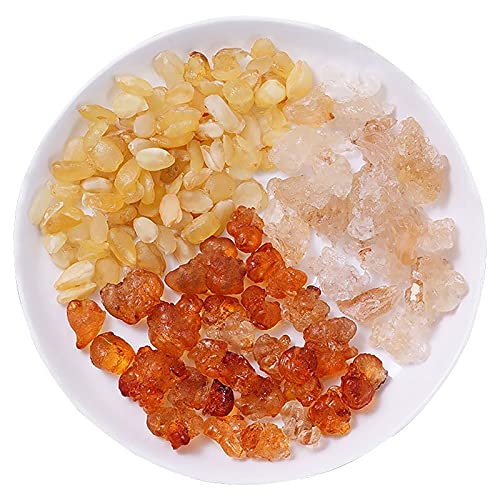 NESTLADY Collagen Collection (Select Organic Pure Peach Gum 150g+Natural Wild Tragacanth Gum “Snow Swallow” 110g+Natural Honey Locust Wild Gleditsia 100g)