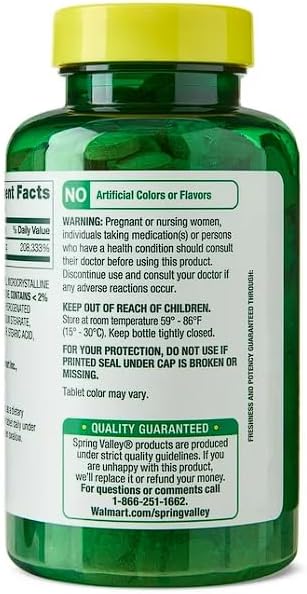 Vitamin B12 Supplement Extra Strength 5000 mcg 300 Count Cherry Fast Dissolve Tablets for Metabolism Support + Daily Supplement Tracker Sticker