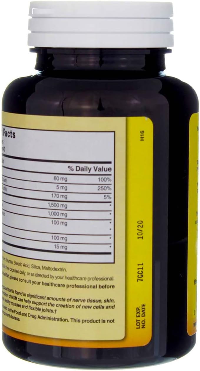 Nature's Blend Glucosamine/MSM Complex Capsules - 120 ct Pack of 6