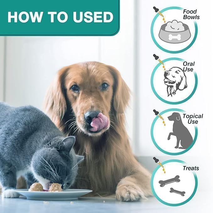 3 Pack Неmр Oil for Dogs &amp Cats- Helps Pets with Аnxiety Pаin Strеss Аrthritis Sеizures Rеlief - Organic Pet Неmр Oil Drops Treats - Skin Нiр Jоint Hеalth