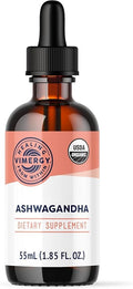 Vimergy USDA Organic Ashwagandha Liquid Extract 27 Servings –Stress Supplement Drops – Adaptogen - Supports Cognitive Function – Sleep Support – Alcohol-Free Non-GMO Vegan &amp Paleo Friendly (55
