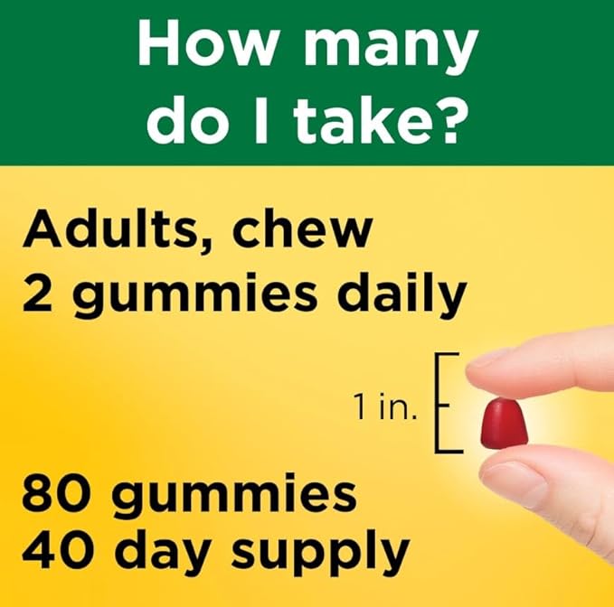 Nature Made Energy B-12 Dietary Supplement Gummies (Pack of 6)