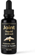 Joint Extract Liquid – Herbal Blend with Turmeric White Willow Bark Devil’s Claw &amp Ginger Root – Vegan Wild-Harvested Easy-Mix Dropper – 50ml
