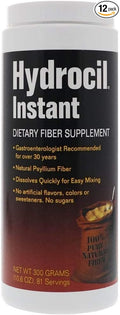 Instant Dietary Fiber Supplement 10.6 oz (Pack of 12)
