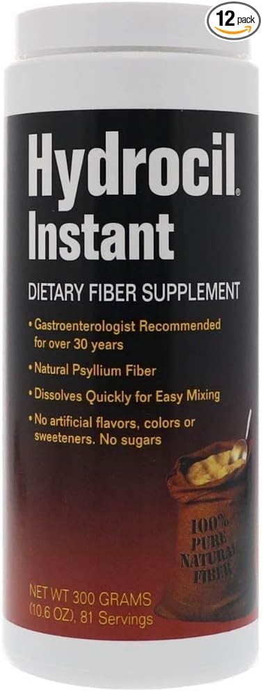 Instant Dietary Fiber Supplement 10.6 oz (Pack of 12)