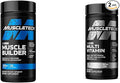 MuscleTech Muscle Builder with 400mg Peak ATP and Platinum Multivitamin with Amino Support Matrix and Vitamin C - Muscle Building and Immune Support Supplement Bundle for Men and Women