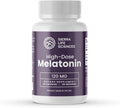 120 mg High Dosage Melatonin Supplement - Extra Strength High Potency Sleep Support Vegan Non-GMO Made in USA Easy-to-Swallow Capsules 60 Count (30 Servings)