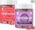KINDNATURE Power Duo: Magnesium &amp Vitamin B1 Gummies Bundle – Enhanced Energy &amp Nerve Support Delicious &amp Chewable