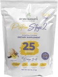 MI NUEVA SILUETA My New Silhouette Stage 2. Isolated Medical-Grade Protein with Omega 3 6 and 9. Enhanced with 25 g per Serving. (Vanilla)