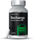 Recharge Sleep &amp Rejuvenate – Deep Sleep &amp Recovery Complex with Magnesium Ashwagandha L-Theanine Glycine &amp MicroActive® Melatonin – 60 Servings
