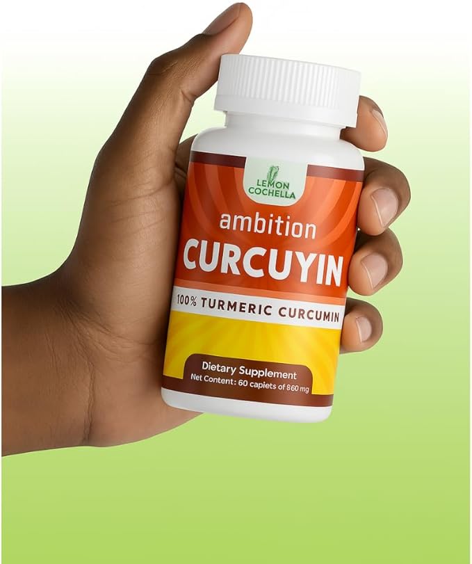 CURCUYIN Turmeric | Capsulas de Curcuma Organica: Potente Formula Antioxidante | Apoyo para Inflamacion y Digestion | 860 mg 30 caps