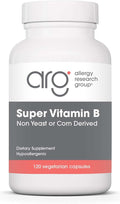Allergy Research Group Super Vitamin B Supplement - B Vitamin Complex for Men &amp Women with Vitamin B12 and B6 Vegetarian Capsules - 120 Count
