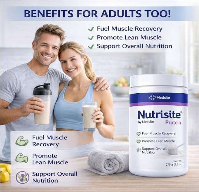 Nutrisite Whey Protein Isolate Powder 90% – Unflavored Protein Powder for Kids and Adults Zero Carb Gluten and Sucrose Free Easy to Mix Daily Nutrition 9.7 oz