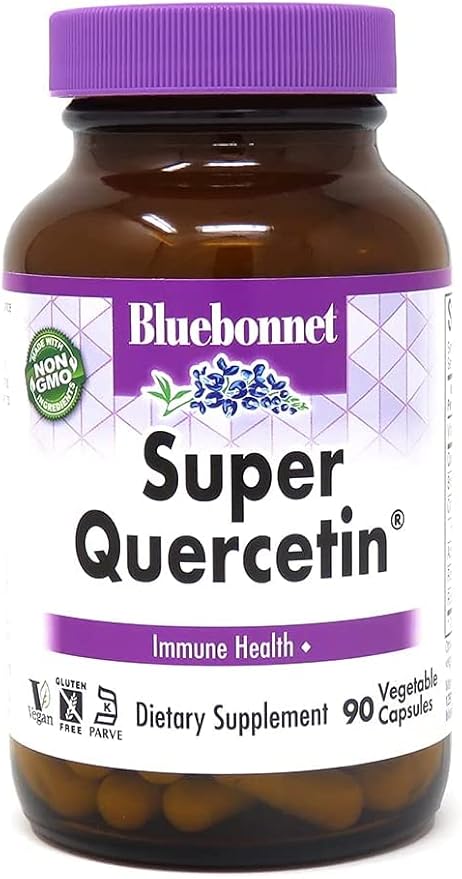 Bluebonnet Nutrition – B-Complex100 100 Capsules + Quercetin Vitamin C 90 Caps + Zeaxanthin Plus Lutein for The Vision 60 Softgels (3 Units Total)