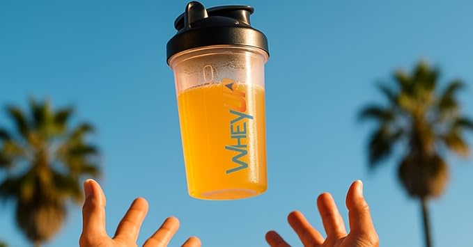 WheyUP Combo Lean Clear Whey Isolate - 24g Protein + 150mg Caffeine - Clear Whey Protein Powder - Sugar-Free - Keto-Friendly - Juice-Style Pre Post Workout Drink - 20 Servings