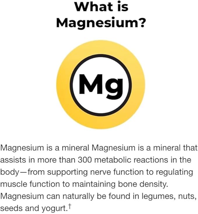Extra Strength Magnesium 400mg | Bone Nerve &amp Muscle Support | 180 Softgels – 6 Month Supply | Gluten Free | High Potency Relaxation &amp Wellness Supplement | Nature Inspired Formula