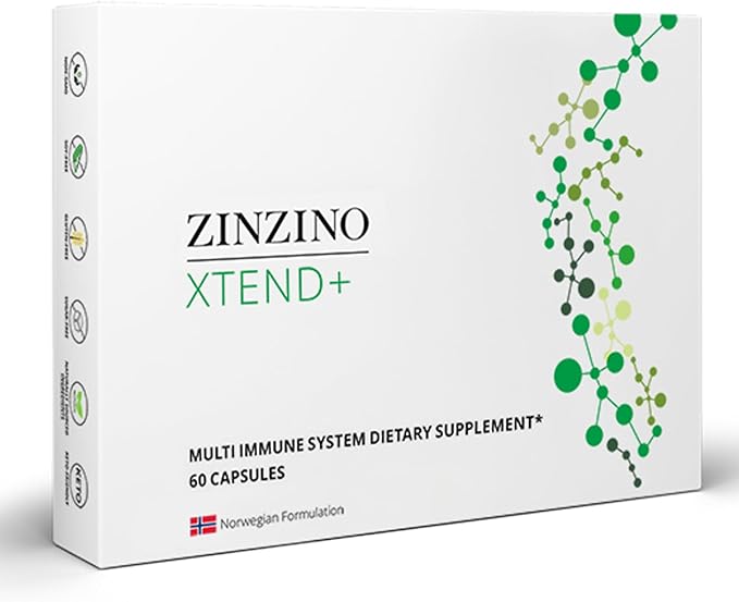 Xtend + - Multi Immune Supplement - Essential Vitamins Minerals &amp Vitamin C for Immune Support Energy &amp Focus - 60 Capsules