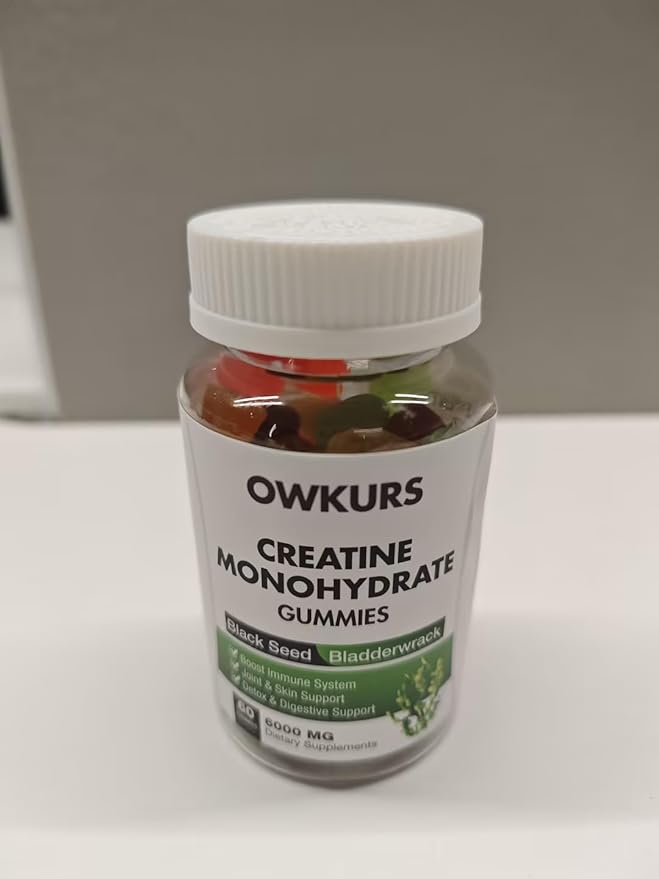 Creatine Monohydrate Gummies for Men &amp Women Dietary Supplements