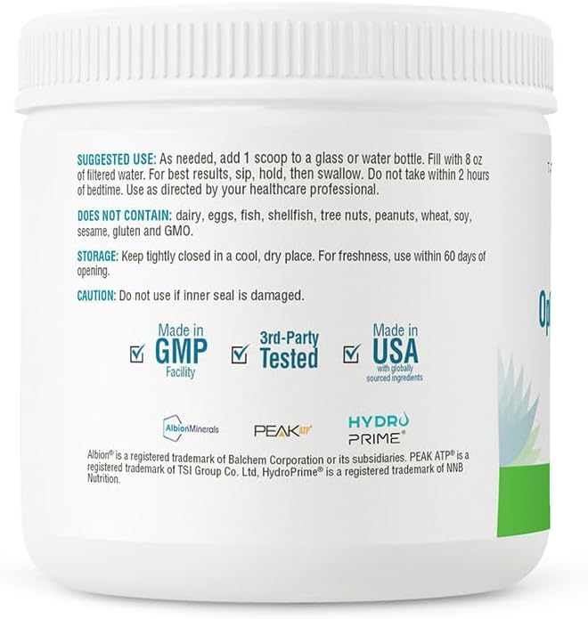 Seeking Health Optimal Electrolyte - Electrolyte Powder Supplement with Magnesium Sodium &amp Potassium for Electrolyte Support - Natural Lemonade Flavor 30 Servings