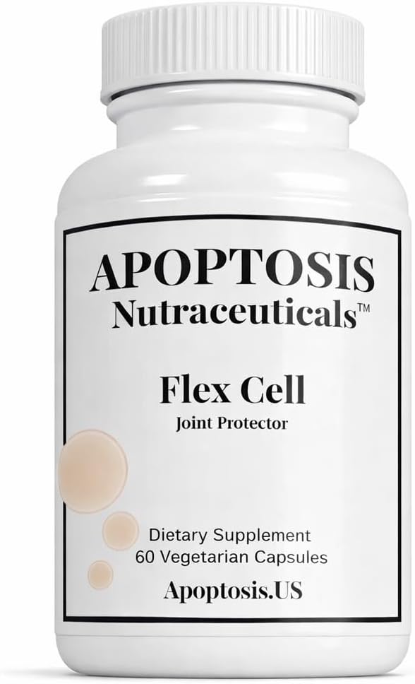 Apoptosis Flex Cell – Joint Support Supplement for Mobility Flexibility &amp Comfort – with Glucosamine Curcumin MSM &amp More – 60 Capsules – Made in USA