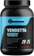 Vendetta Whey Protein 2lb – All-Whey Protein Isolate &amp Concentrate Blend – 25g Protein per Serving – Supports Muscle Growth Recovery &amp Stamina – Naturally Rich in BCAAs