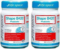 Life Space Shape B420 Probiotic 60 Capsules（2 Pack）- Super Saver