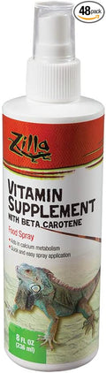 Zilla Vitamin Supplement with Beta Carotene 8 fl. oz (236 ml) - Pack of 4