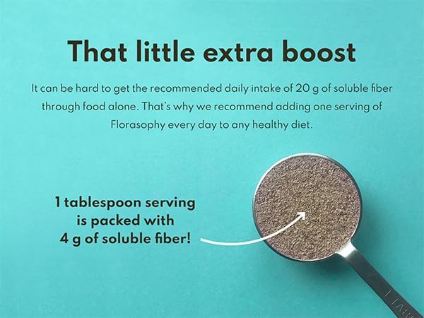 Daily Fix Organic Soluble Fiber Supplement for Digestive Gut Health Gluten Free Vegan Soluble Prebiotic Powder One Month Supply