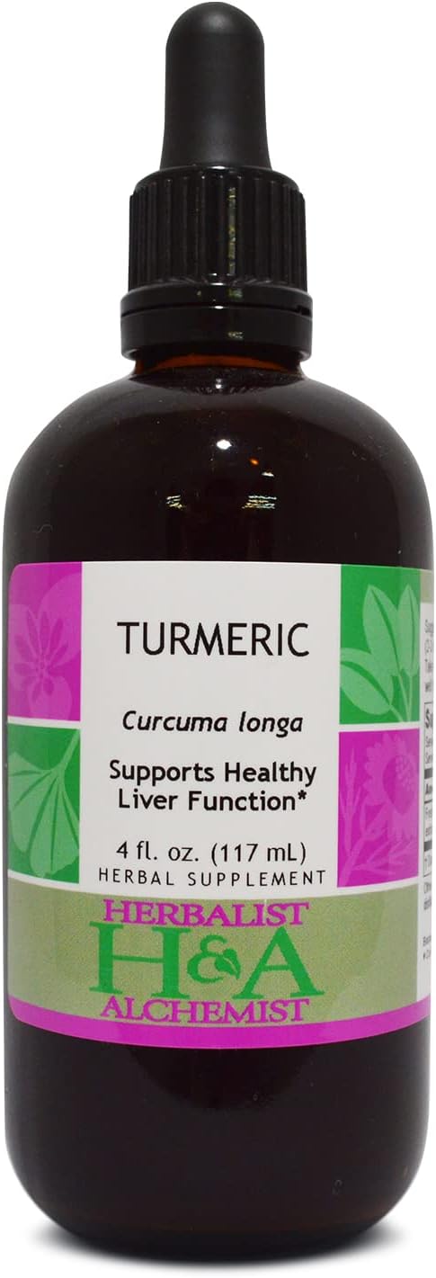 Herbalist &amp Alchemist Turmeric Extract Supports Healthy Liver Function* (4 Fl Oz)