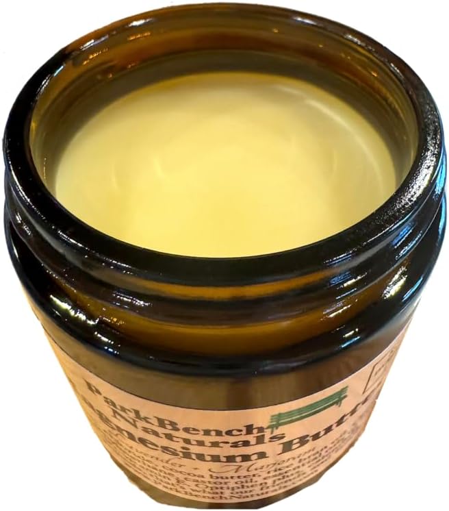 Magnesium Butter with Lavender and Copaiba 4 oz Glass Jar of Topical Magnesium