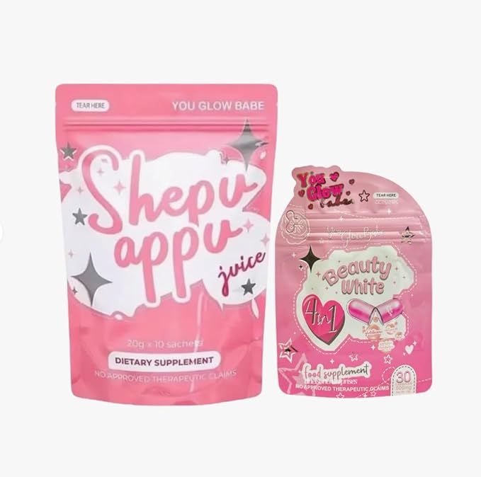 You Glow Babe Shepu Appu Shape Up Juice &amp Beauty White Caps