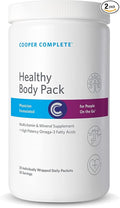 Cooper Complete - Healthy Body Pack - Daily Vitamin Pack with Multivitamin &amp Omega-3 Fish Oil - 30 Packets per Bottle. Pack of 2