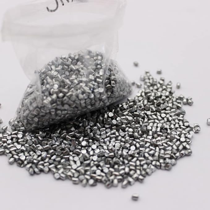 Zinc Particles - 99.99% Zinc Block for Electroplating and Metal Purification - 100g for Industrial and Musical use