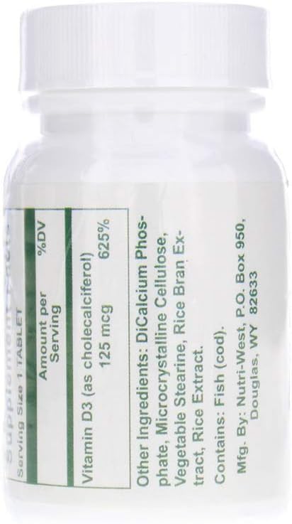 Nutri-West - Hi D3 120 Tablets