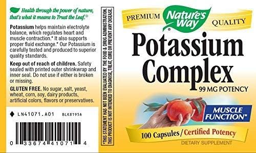 Nature's Way Potassium Complex 100 Caps (Pack of 2)