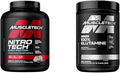 Muscletech Whey Protein Powder Nitro-Tech Whey Protein Isolate &amp Glutamine Powder 100% Pure L Glutamine Powder | Post Workout Recovery Drink | L-Glutamine Powder