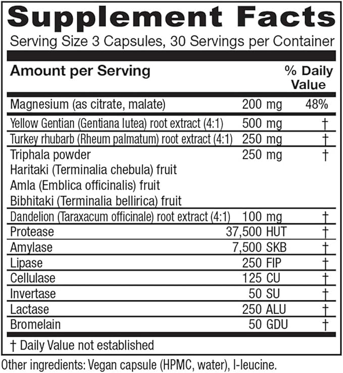 Vitanica Colon Motility Blend Colon Support Vegan 90 Capsules