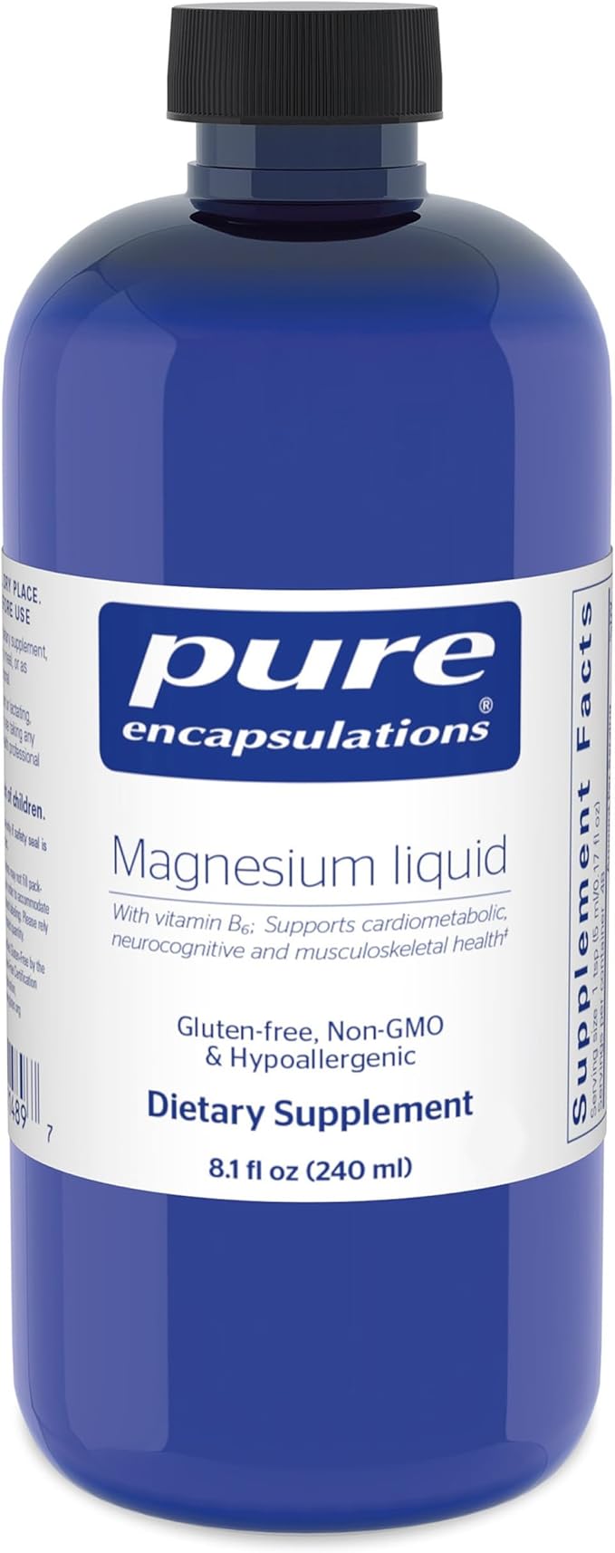 Pure Encapsulations Magnesium Liquid | Hypoallergenic Combination to Support Musculoskeletal and Cardiometabolic Health | 8.1 fl. oz.