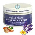Wedding Restful Night Magnesium Cream Apply to Arms Legs Chest or Back with Valerian Root &amp Melatonin Lavender Scented 4 oz Natural Soothing Relief Botanicals