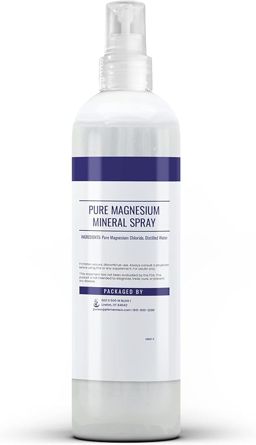 Pure Original Ingredients Magnesium Bundle Epsom Salt Magnesium Oil Spray Pure &amp Unscented