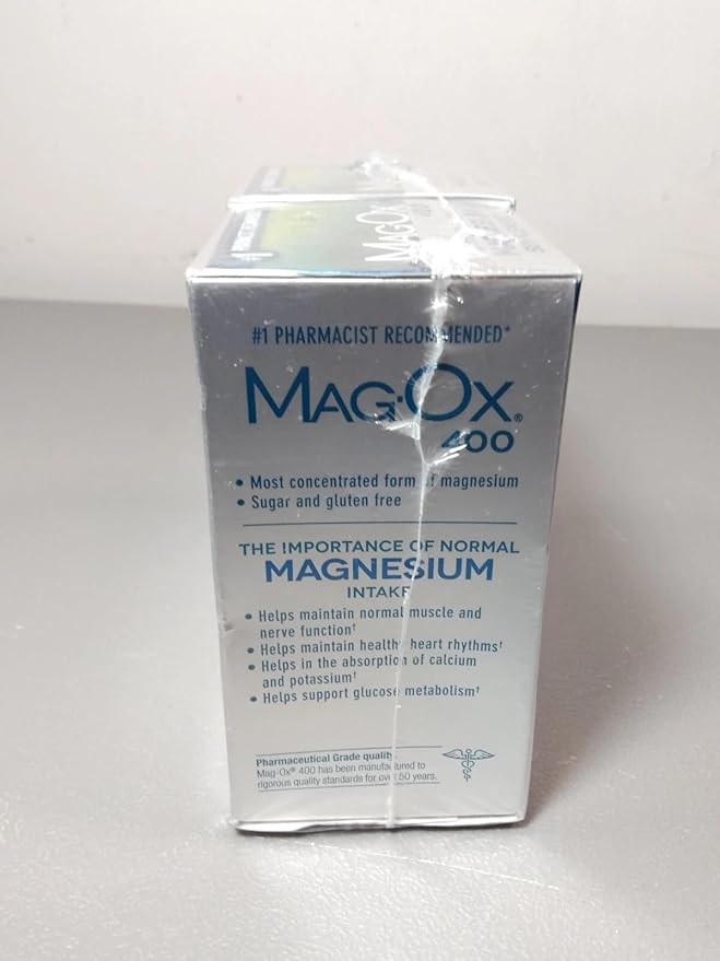 Mag-Ox 400 Magnesium Supplement - 120 Tablets Pack of 6