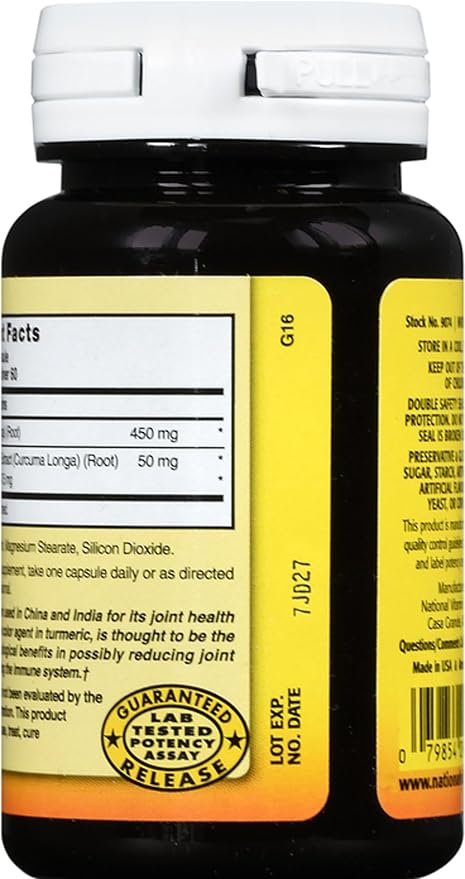 Nature's Blend Turmeric 500mg 60 Capsules (Pack of 2)