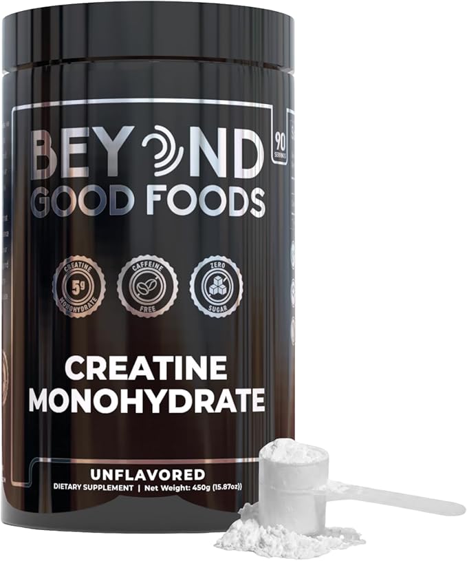 Creatine Monohydrate for Men &amp Women Increase Lean Muscle Mass Reduce Recovery Time Promotes Brain Health (Unflavored 90 Servings)