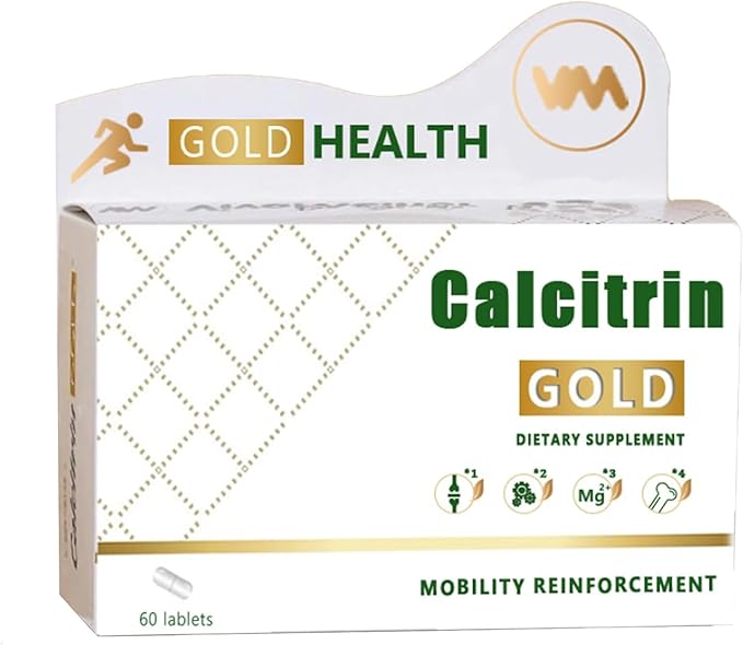 MXZ Calcitrin Gold Dietary Supplement for Mobility Reinforcement 60 Tablets – Supports Joint Health Bone Strength &amp Active Lifestyle (1PC)